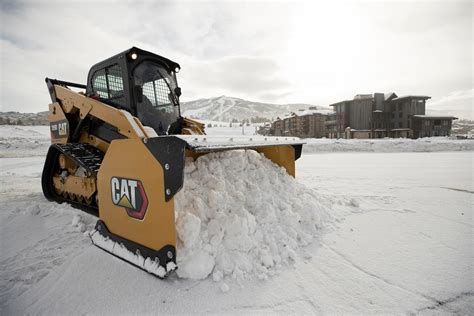 best cat skid steer for snow removal|cat snow removal machine.